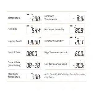 Enregistreur de données de température Elitech RC-4