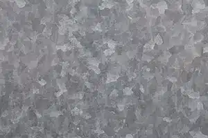 Photo d'une surface en acier galvanisé